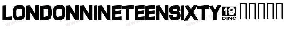 LondonNineteenSixty字体转换