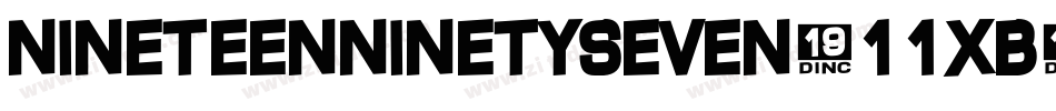 NineteenNinetySeven-11XB字体转换 NineteenNinetySeven-11XB字体转换