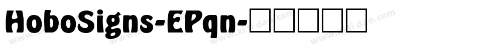 HoboSigns-EPqn字体转换