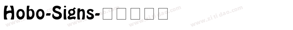 Hobo-Signs字体转换