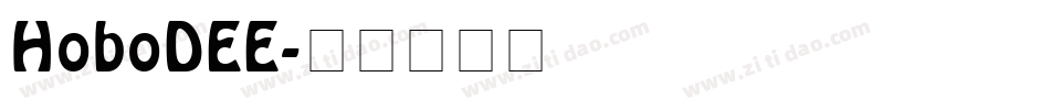 HoboDEE字体转换