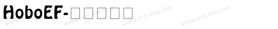 HoboEF字体转换
