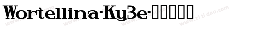 Wortellina-Ky3e字体转换