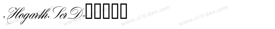 HogarthScrD字体转换