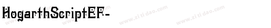 HogarthScriptEF字体转换