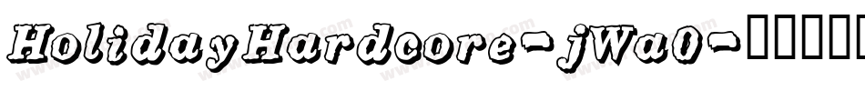 HolidayHardcore-jWa0字体转换