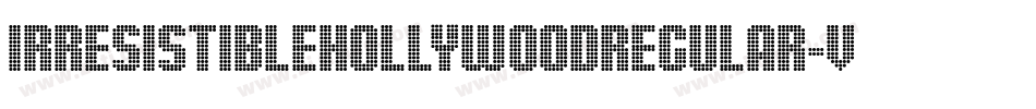 IrresistibleHollywoodRegular-Ve3B字体转换
