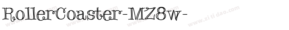 RollerCoaster-MZ8w字体转换