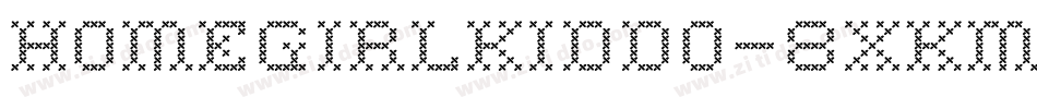 Homegirlkiddo-8xKM字体转换