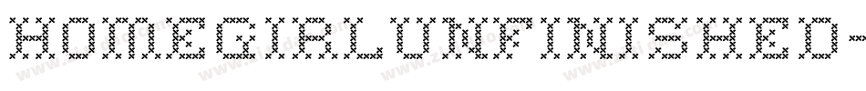 Homegirlunfinished-7yMA字体转换