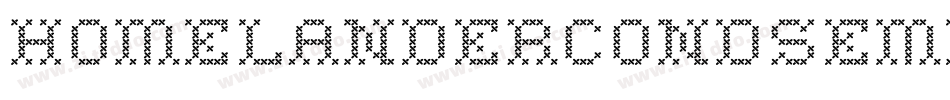 homelandercondsemital字体转换