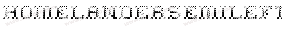 homelandersemileft字体转换