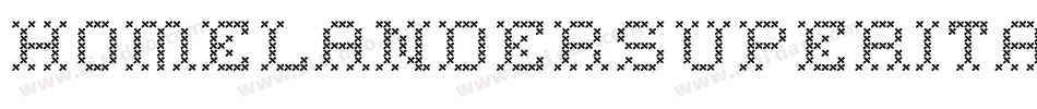 homelandersuperital字体转换