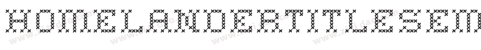 homelandertitlesemital字体转换