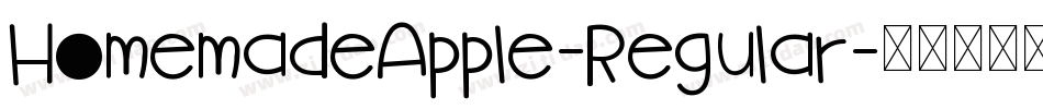 HomemadeApple-Regular字体转换