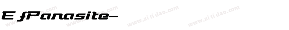 EfParasite字体转换