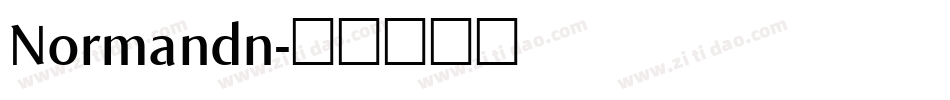 Normandn字体转换