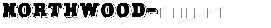 NORTHWOOD字体转换