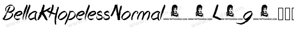 BellaKHopelessNormal-6L9g字体转换