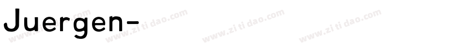 Juergen字体转换