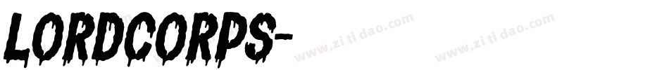 Lordcorps字体转换