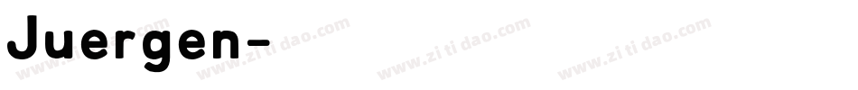 Juergen字体转换