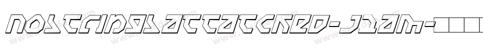 Nostringsattatched-J2am字体转换
