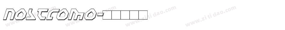 Nostromo字体转换