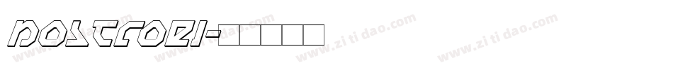nostroei字体转换