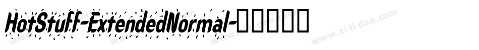 HotStuff-ExtendedNormal字体转换