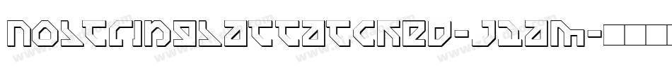 Nostringsattatched-J2am字体转换