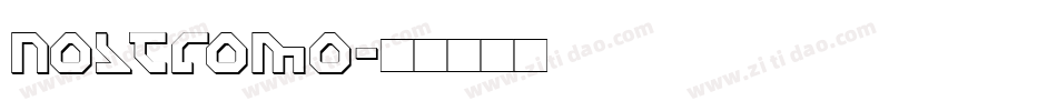 Nostromo字体转换
