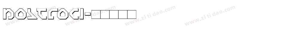 nostroci字体转换