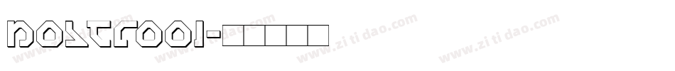 nostrooi字体转换