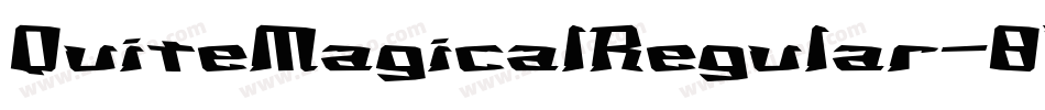 QuiteMagicalRegular-8VA2字体转换