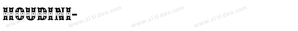 Houdini字体转换