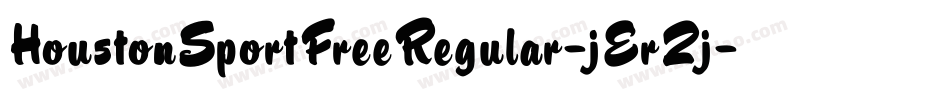 HoustonSportFreeRegular-jEr2j字体转换