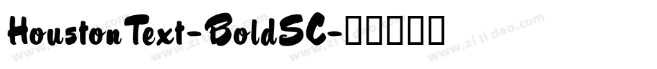 HoustonText-BoldSC字体转换
