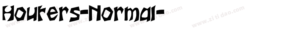 Houters-Normal字体转换