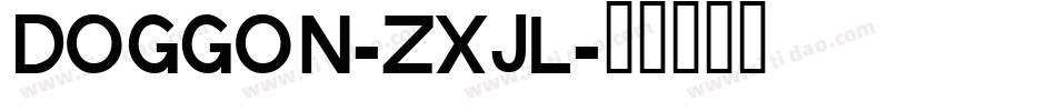Doggon-zXJl字体转换