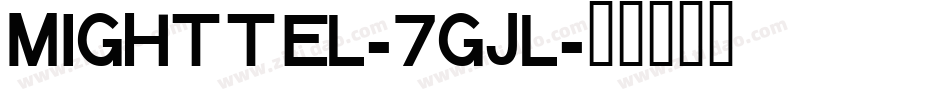 Mighttel-7GJl字体转换