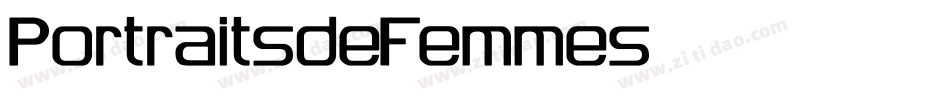 PortraitsdeFemmes字体转换