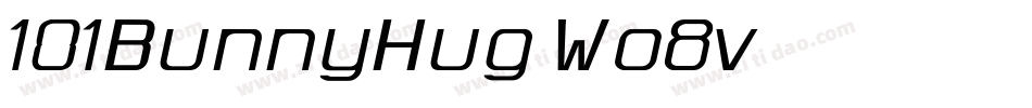 101BunnyHug-Wo8v字体转换
