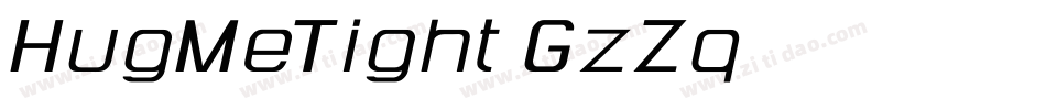 HugMeTight-GzZq字体转换