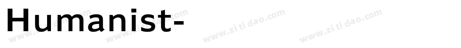 Humanist字体转换
