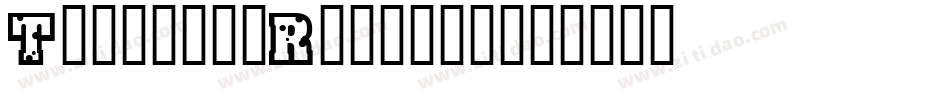 Typhoon-Regular字体转换