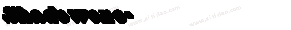 Shadowone字体转换