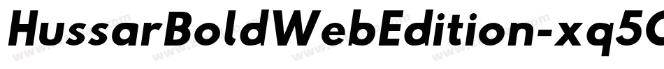 HussarBoldWebEdition-xq5O字体转换