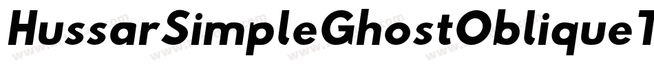 HussarSimpleGhostObliqueThree-vqVZ字体转换