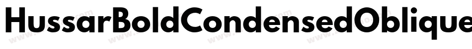 HussarBoldCondensedObliqueThree-d8el字体转换